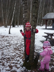 Balade dans la neige