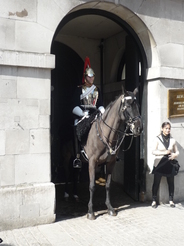 Garde anglais  cheval