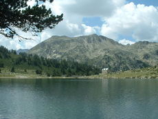 Le Nouvielle depuis le lac d'Aumar