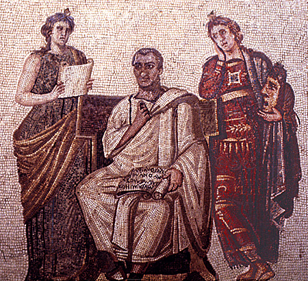 Virgile 
dictant l'Enide