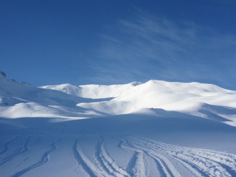 Traces dans le Praetigau (Suisse) 