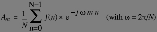 discrete FT computation