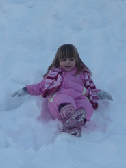 Melany dans la neige