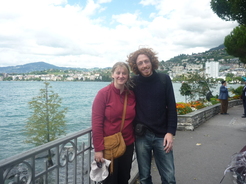 Touristes devant le Lman