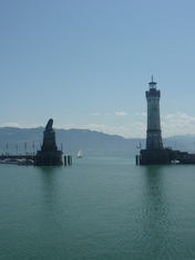 Sortie du port de Lindau