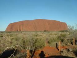 Coucher de soleil sur Uluru