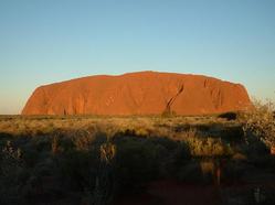 Coucher de soleil sur Uluru