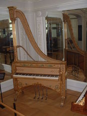 Piano harpe