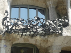 Balcon de la casa Milla, Barcelone