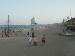 Plage  Barcelone