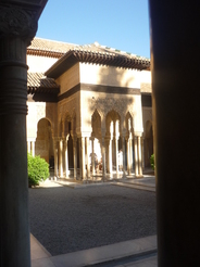 Patio des lions dans l'Alhambra