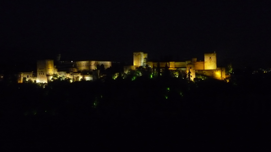 Superbe Alhambra de nuit