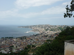 Naples vue du ciel