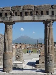 Le Vsuve depuis Pompei