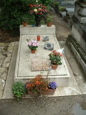 Tombe de Signoret et de Montand