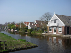 Paysage typique hollandais