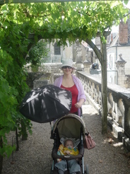 Dans les jardins de Villandry