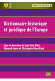 Prsentation du Dictionnaire historique et juridique de l'Europe