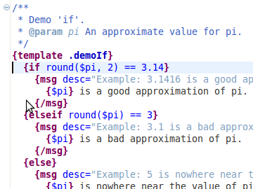 Syntax coloring