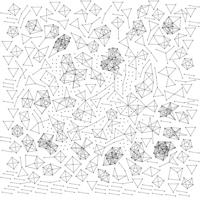 split-and-drift random graph, n = 1000 and r = 350