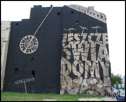 une peinture murale, Varsovie