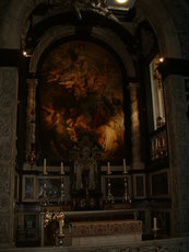 Peinture dans une glise d'Anvers