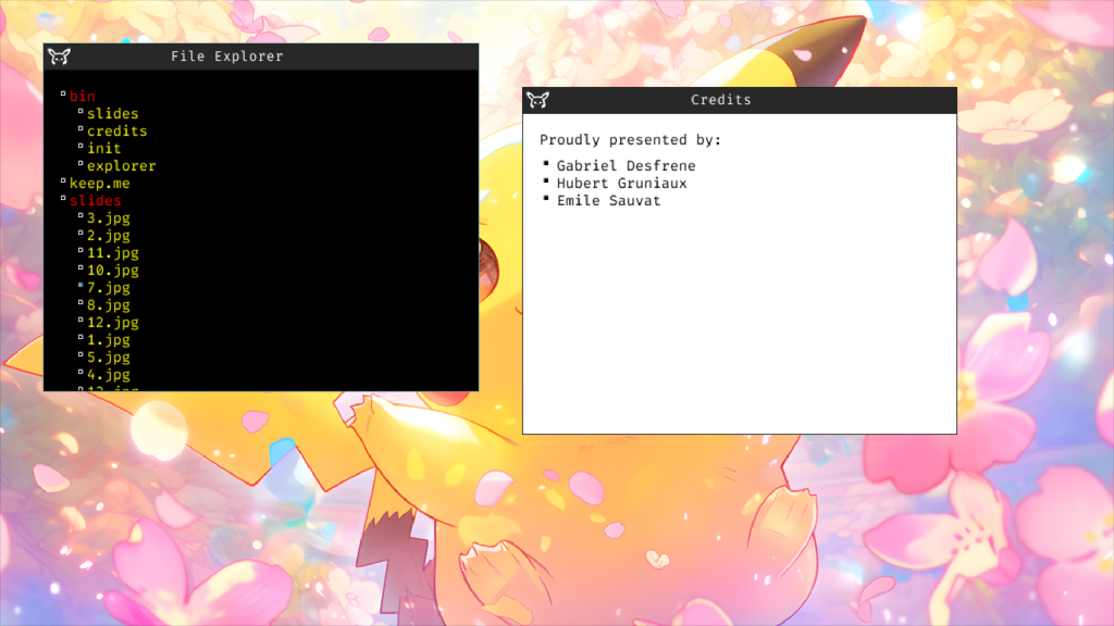 Pi-kachULM OS · Hubert Gruniaux
