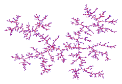 A uniform tree with 10 000 edes.